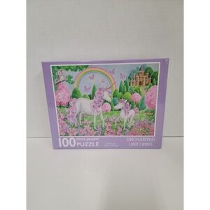 Page Publications 100 Piece Puzzle ENCHANTED UNICORNS New In Plastic